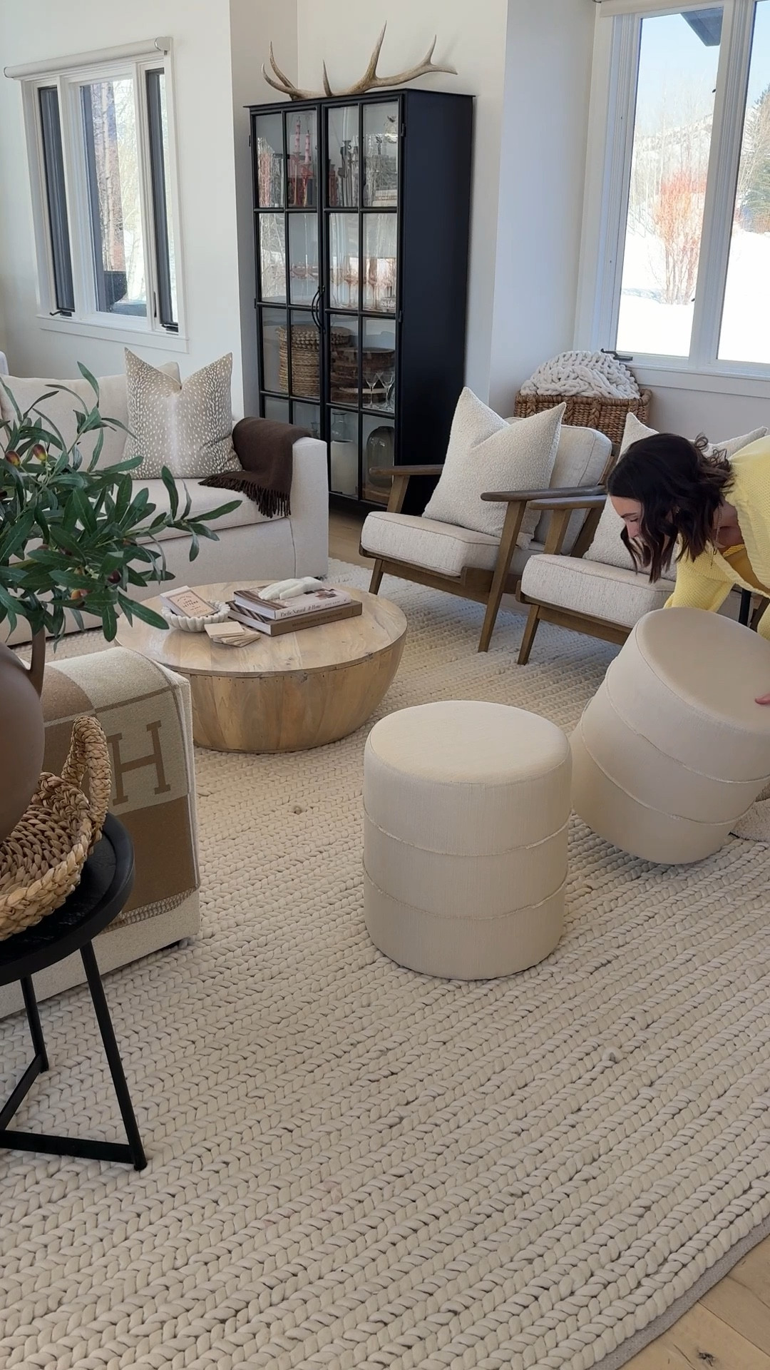 TARGET \ new circle poufs under $100! Style them in your living room like me! You can also use them in a bedroom or entryway. Great way to have extra seating when you need it!

Home decor
Coffee table
Rug 

#LTKFindsUnder100 #LTKHome #LTKWatchNow