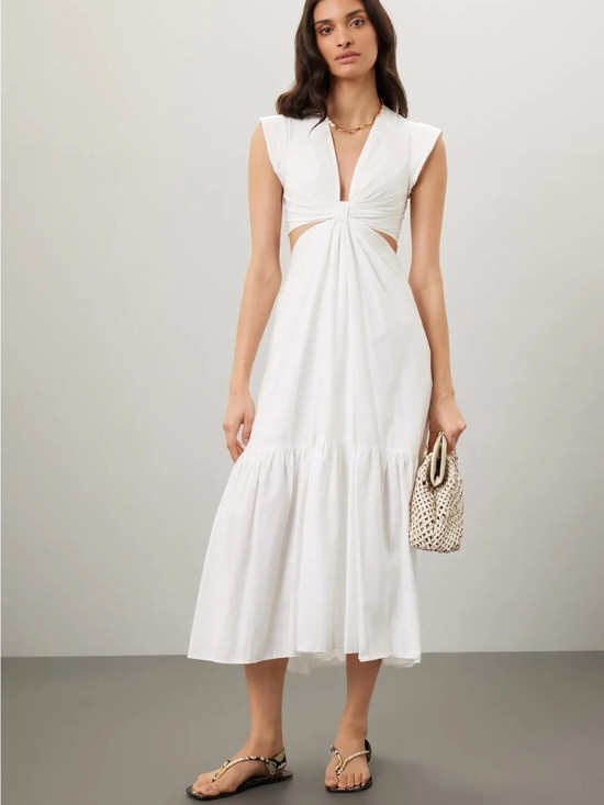A.L.C. Alexandria Cut-Out Midi-Dress ALC Size 8 | Poshmark