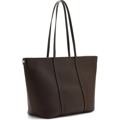 MANGO Faux Leather Shopper Bag in Black at Nordstrom | Nordstrom