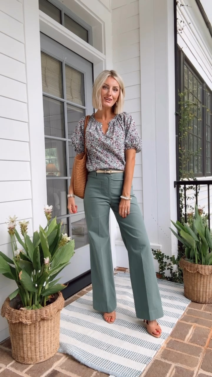 Loving these colors together 😍 wearing XS in the top and 26 in the pants. 

Loverly Grey, workwear, work outfit ideas, office outfit ideas, teacher outfit ideas, teacher workwear, J.Crew Factory 

#LTKWorkwear #LTKStyleTip #LTKFindsUnder100