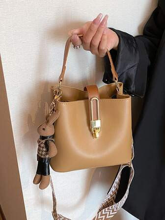 Mini Fashionable Handbag With Pendant | SHEIN