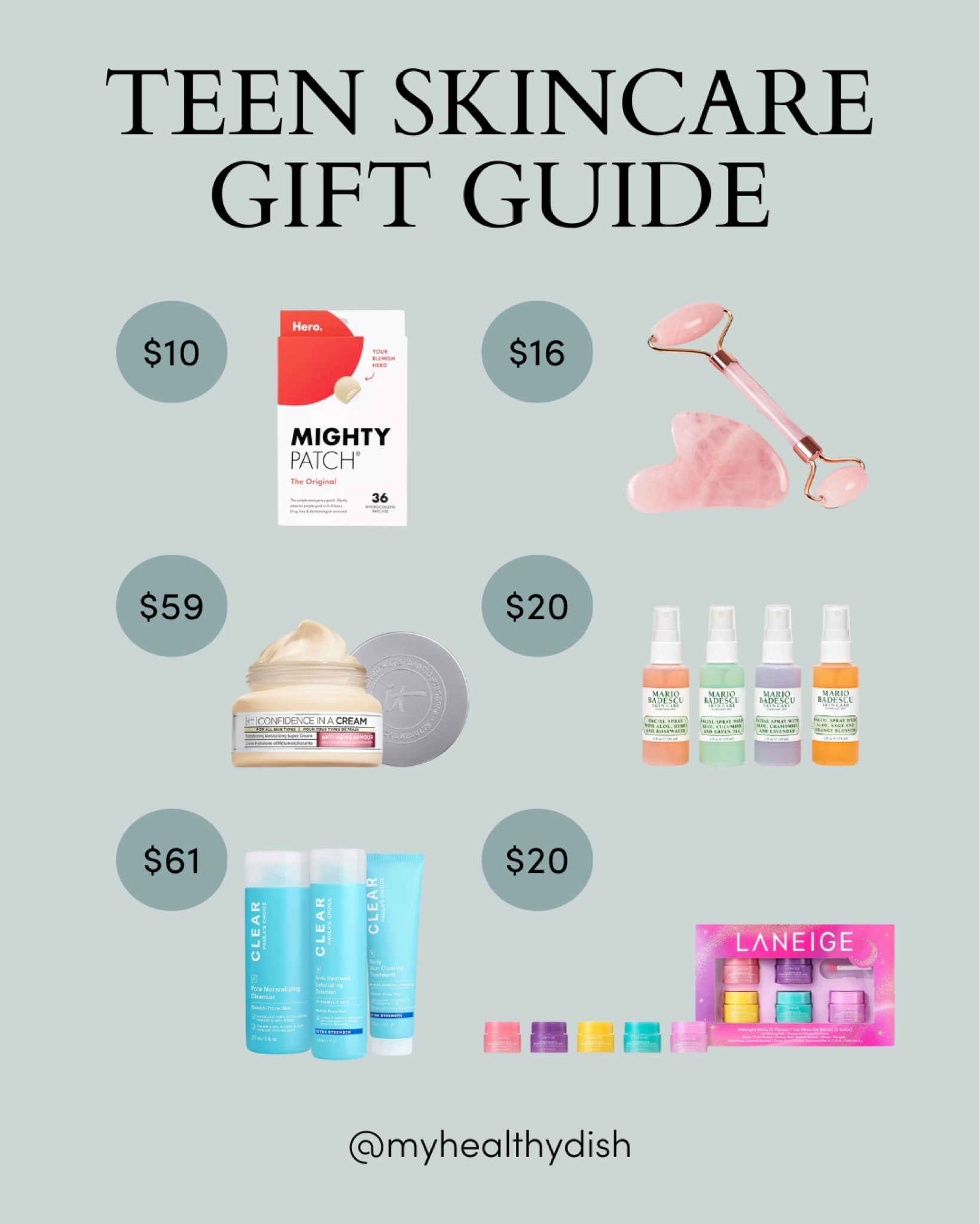 Teen girl skincare gift guide! Specifically for those looking for acne / clear skin products.

#LTKfindsunder100 #LTKGiftGuide #LTKHoliday