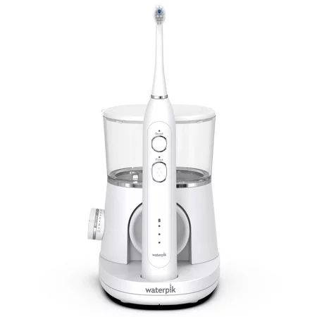 Waterpik Sonic-Fusion Flossing Toothbrush SF-01W020-1, White | Walmart (US)
