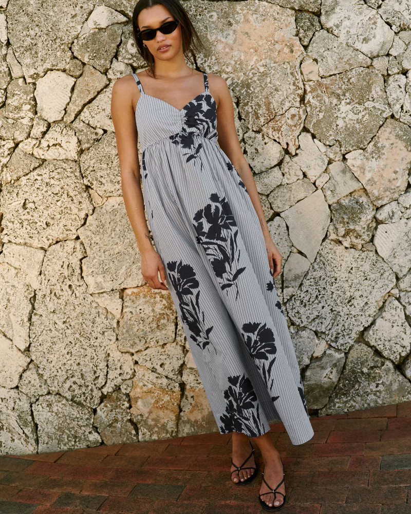 Women's Sweetheart Babydoll Maxi Dress | Women's Dresses & Jumpsuits | Abercrombie.com | Abercrombie & Fitch (US)