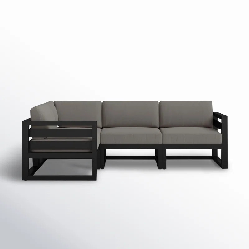 Smith 94" Outdoor Sectional with Sunbrella Cushions | Wayfair North America