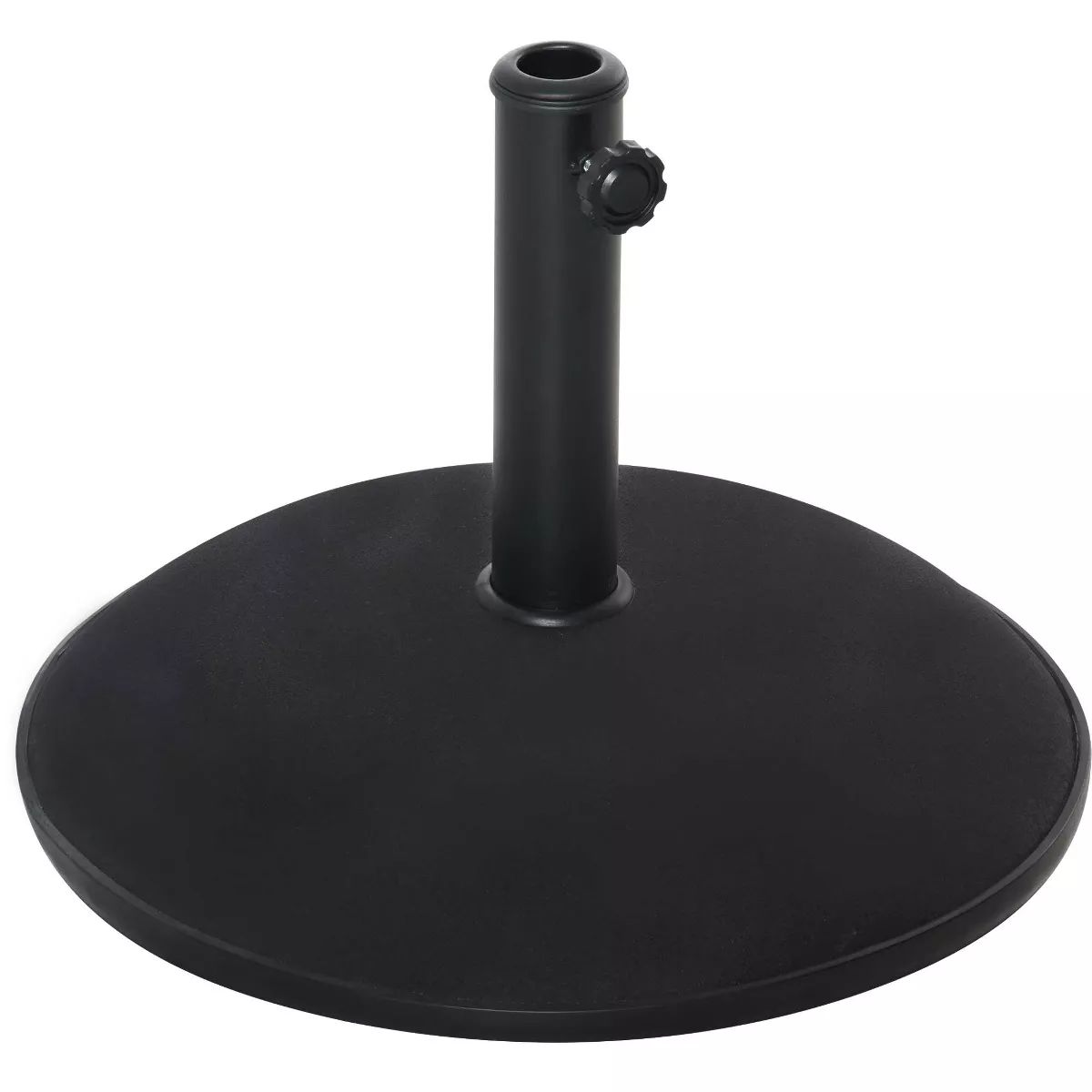 Outsunny 20" 55 lbs Round Cement Umbrella Base Stand Market Parasol Holder with Tightening Knob f... | Target