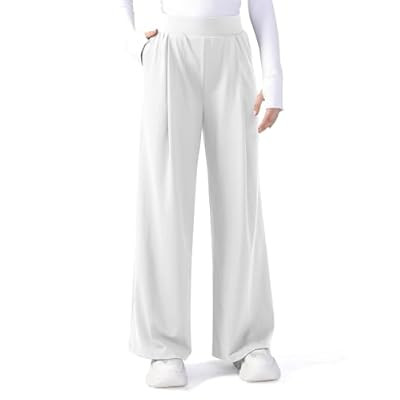 JOYCATCH Womens Wide Leg Yoga Dress Pants Buttery Soft High Waist Casual Pants Pull… | Amazon (US)