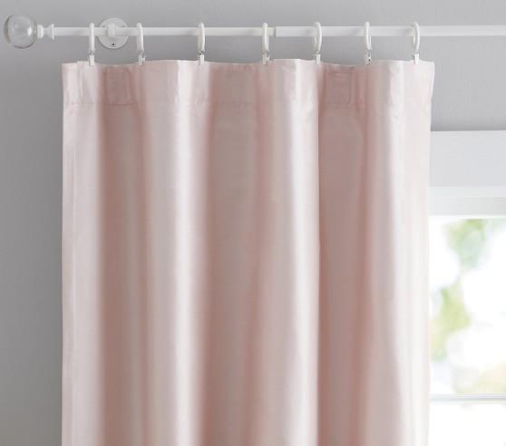 Monique Lhuillier Silk Blackout Curtain Panel | Pottery Barn Kids
