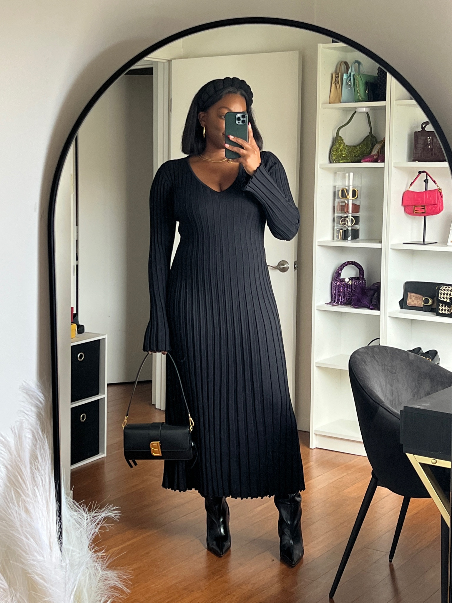 rib knit fitted dress Hatch Collection Maternity The Softest Rib Nursing Friendly Dress