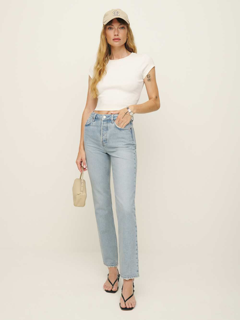 Cynthia High Rise Straight Jeans | Reformation (Global)