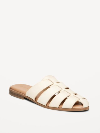 Faux Leather Fishermans Mule | Old Navy (US)
