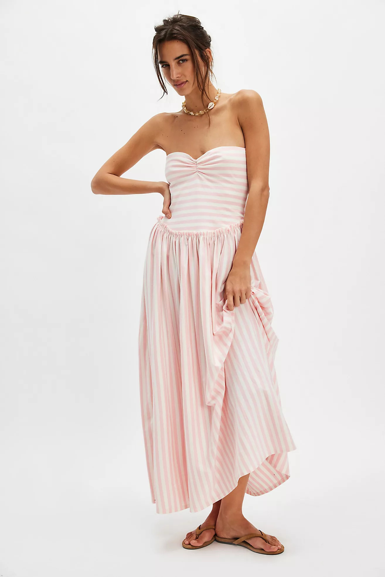 Hello Lovely Striped Midi Dress | Free People (Global - UK&FR Excluded)