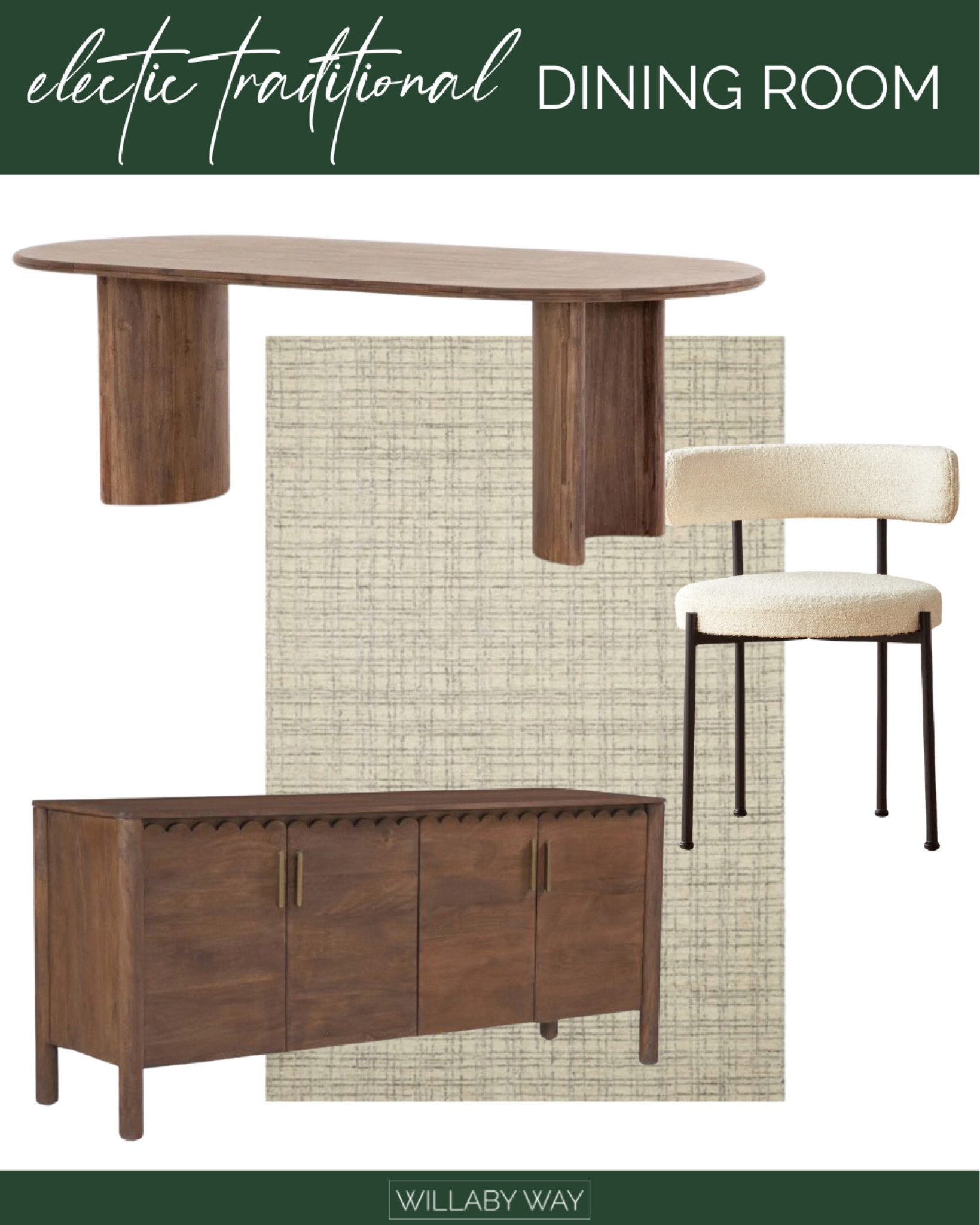 Eclectic Traditional Dining Room Furniture

#LTKHome