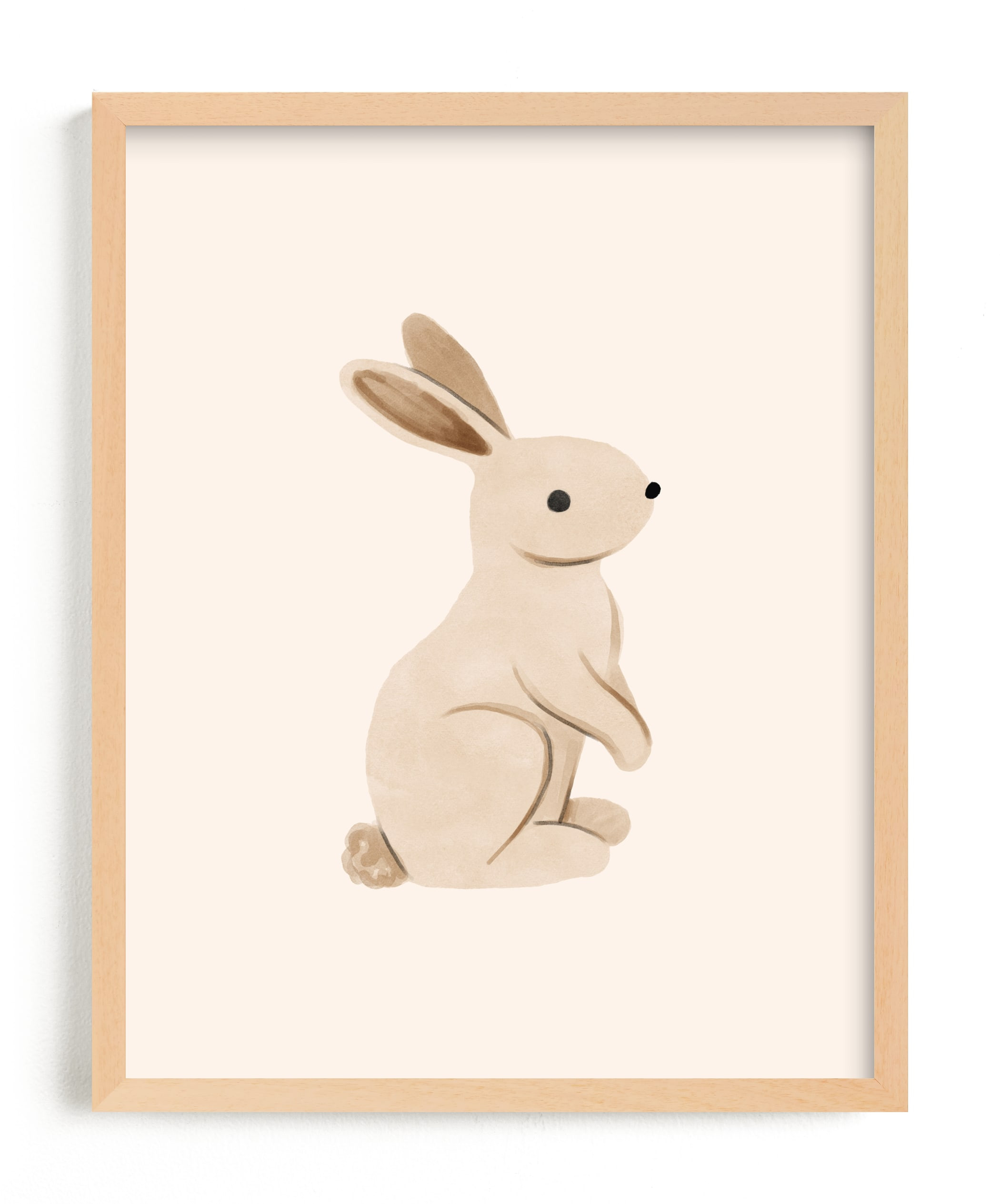 "Baby Rabbit" - Painting Limited Edition Art Print by Vivian Yiwing. | Minted