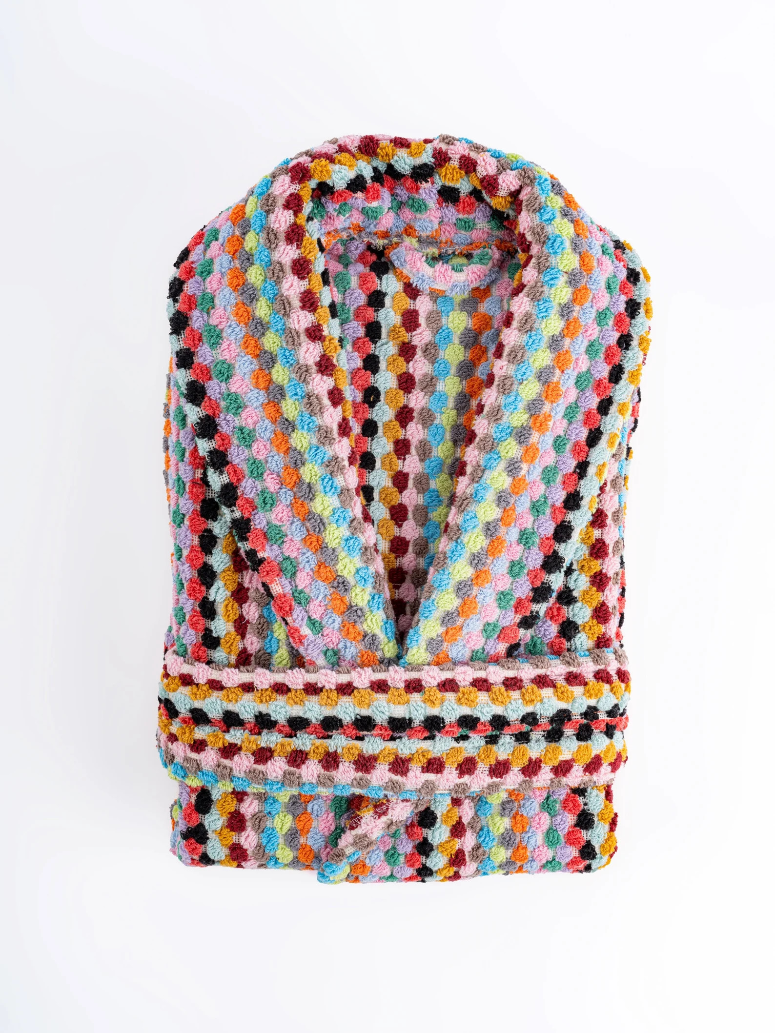 Plush Bathrobe Turkish Cotton Bathrobe Unisex Thick Robe Unique Gift Handwoven Robe - Etsy | Etsy (US)