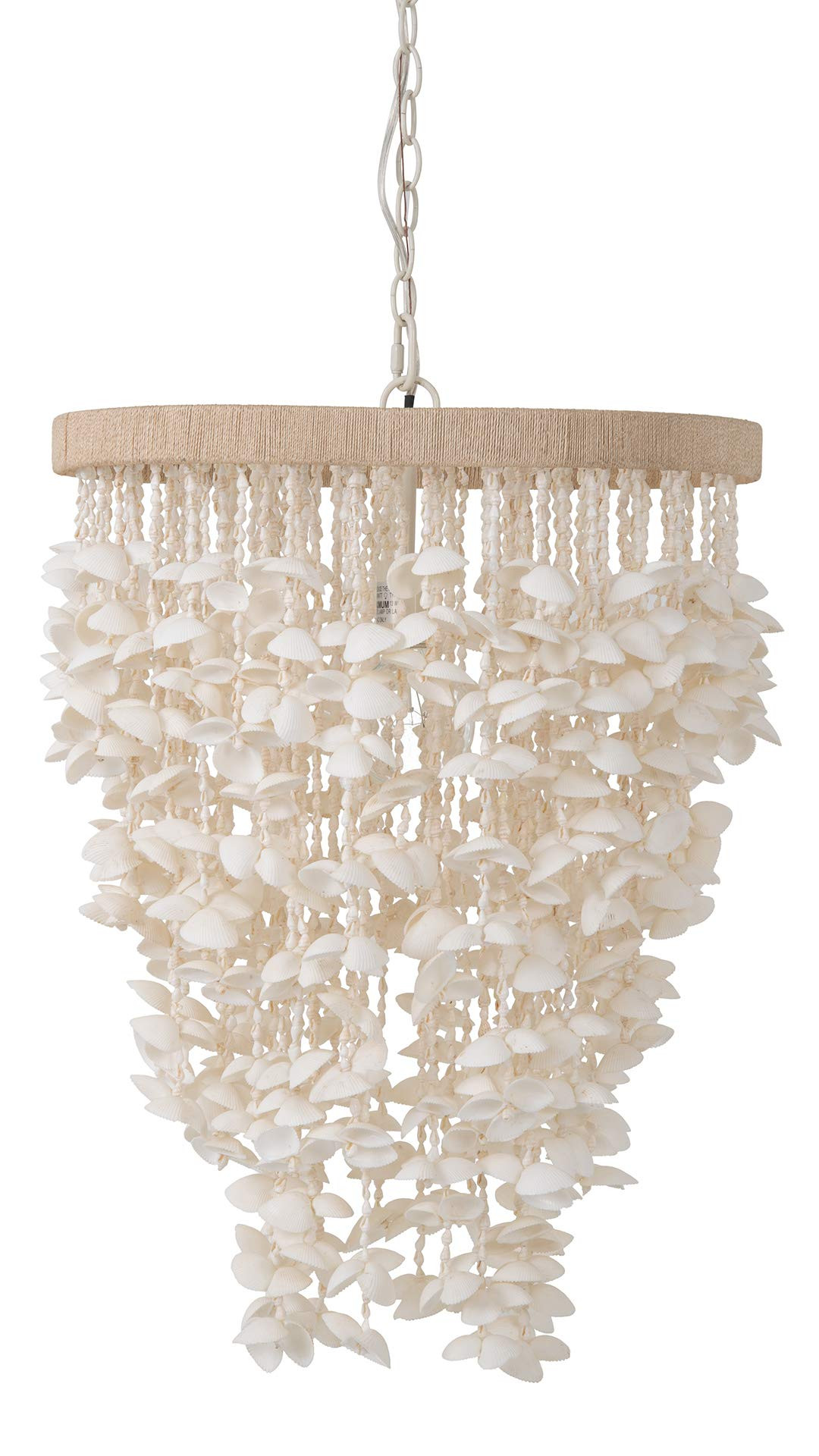 KOUBOO Seashell Ceiling Chandelier, Modern & Clamrose Shells Chandeliers & Ceiling Lights - Farmh... | Amazon (US)