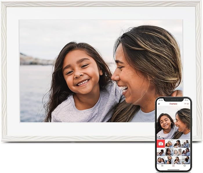 Digital Picture Frame, Frameo 10.1 Inch Digital Photo Frame WiFi, 32GB Memory, Electric Frame Sli... | Amazon (US)