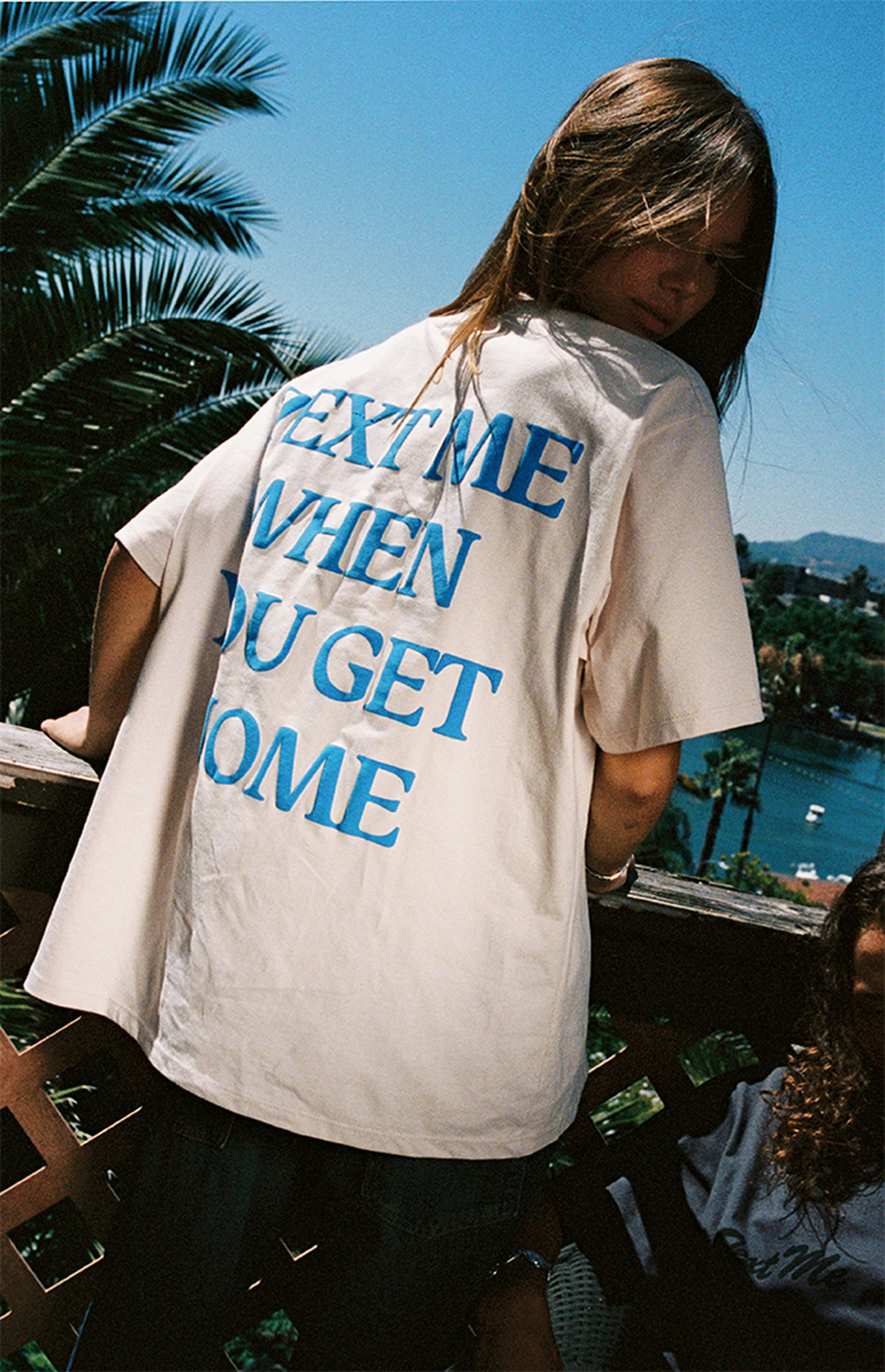 LONELY GHOST Bone Text Me When You Get Home T-Shirt | PacSun
