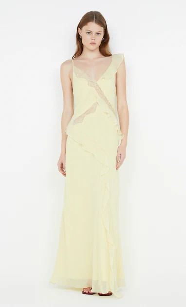 KNOX MAXI DRESS - ICE YELLOW | Bec & Bridge (Global)