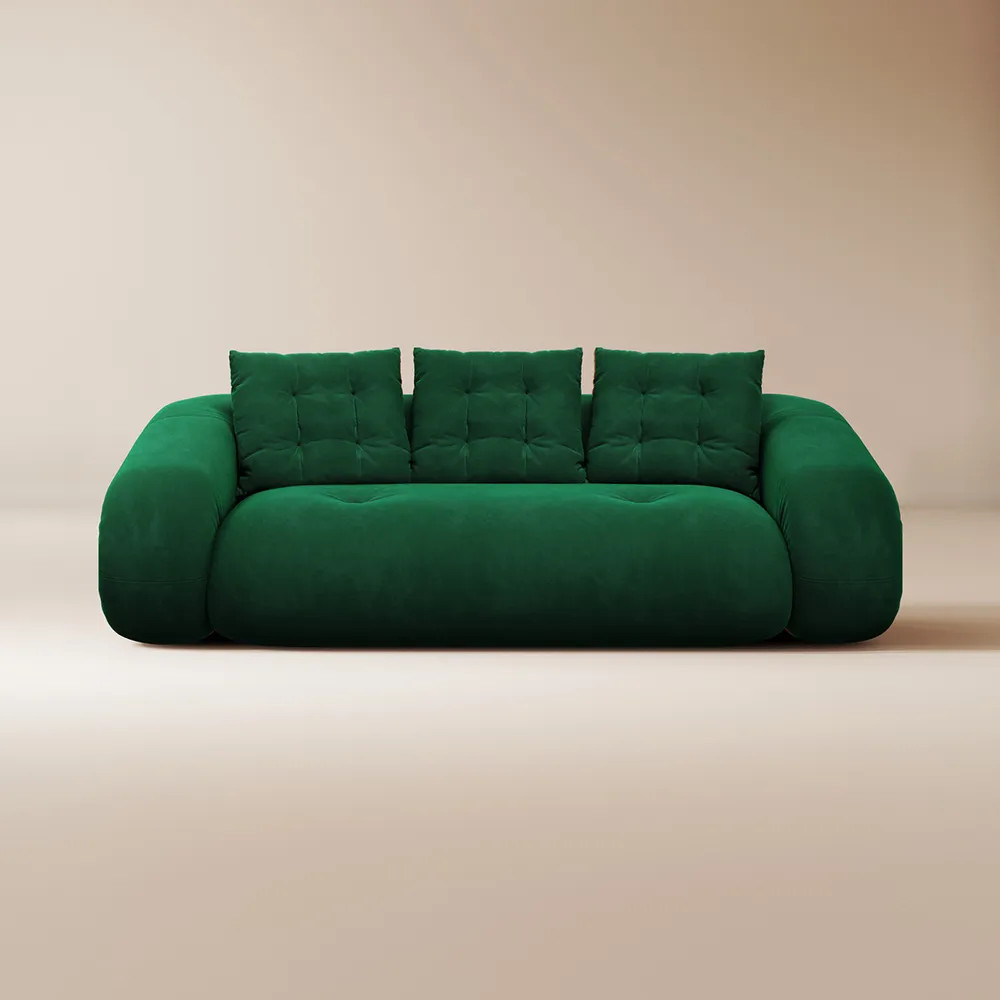 Freja Velvet Upholstered Sofa Bed, 70" | Hernest