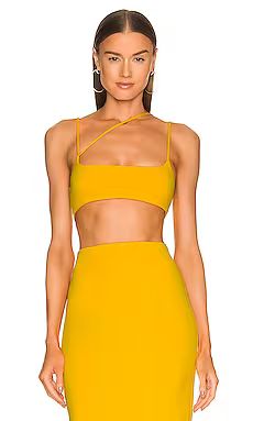 Michael Costello x REVOLVE Amira Crop Top in Citrus Yellow from Revolve.com | Revolve Clothing (Global)