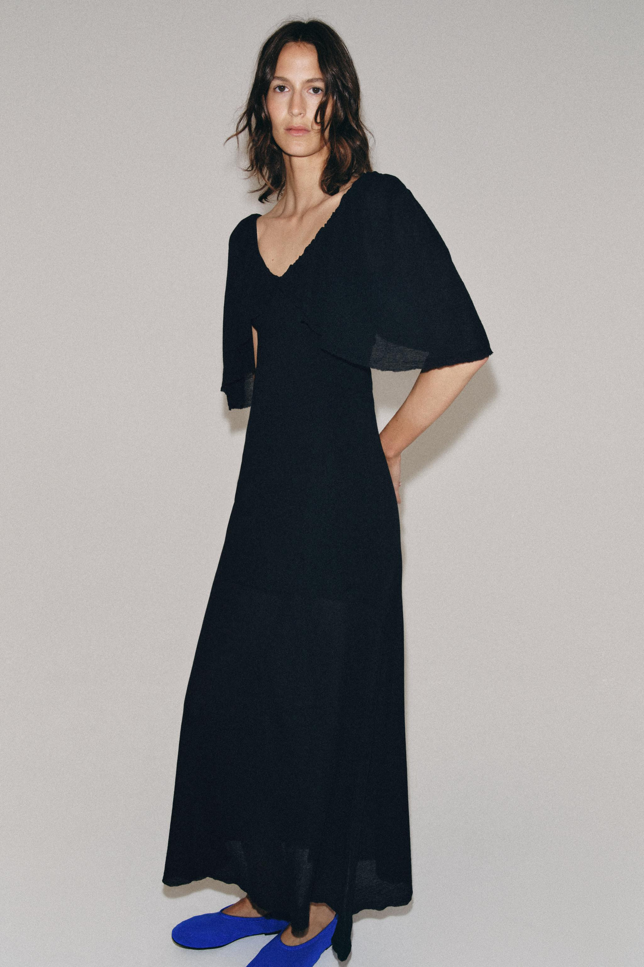 LONG KNIT DRESS | Zara UK
