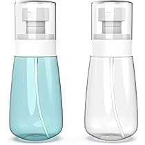 RELANOR Pack 2 Small Spray Bottle Travel Size 2oz/60ml - Fine Mist Hair Sprayer - Refillable and Reu | Amazon (US)
