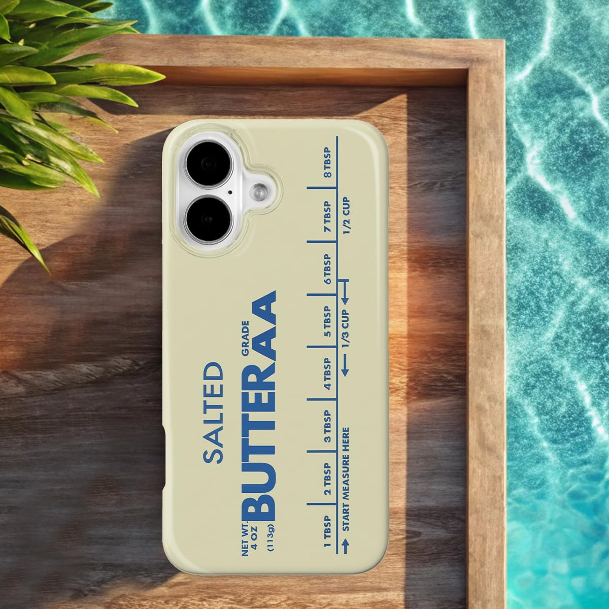 Compatible with iPhone 16 Case, Trendy Salted Butter Stick Funny Design Soft Slim TPU Shockproof ... | Amazon (US)