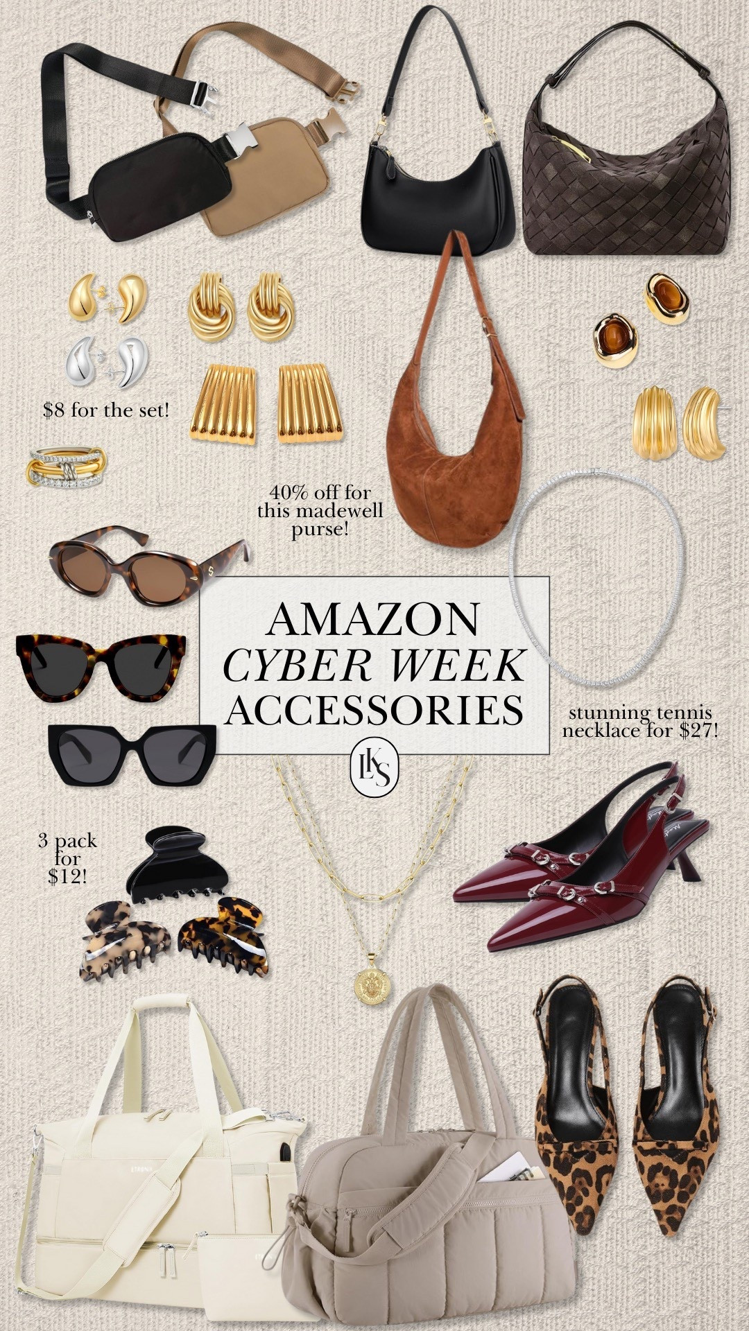@amazon cyber week accessories!✨ #ad #founditonamazon #WinterFavorites2025 

#LTKFindsUnder100 #LTKSaleAlert #LTKCyberWeek