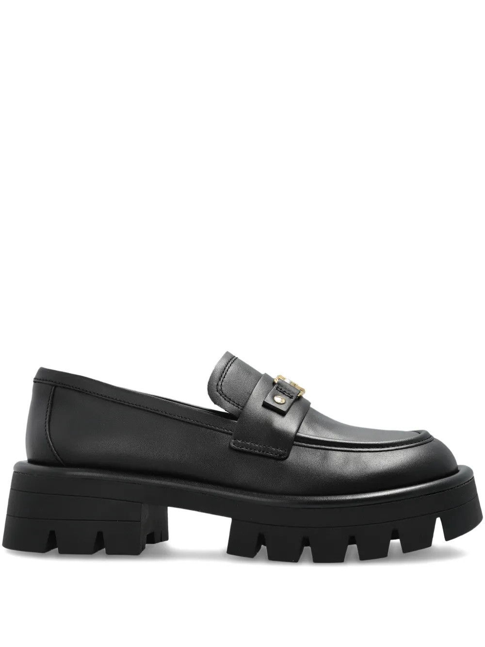Michael Michael Kors chunky-sole leather loafers - Black | Farfetch Global