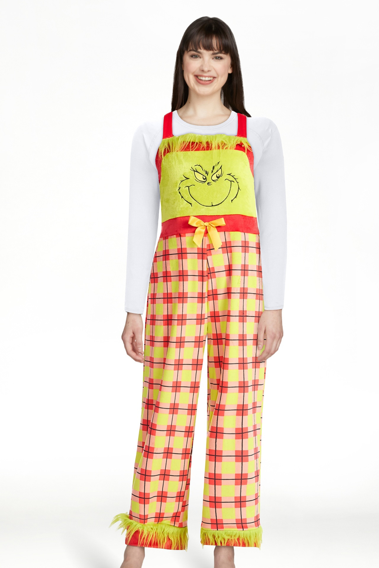 Dr. Seuss Grinchmas Women's Plaid Jumpsuit, Sizes XXS-XXL | Walmart (US)