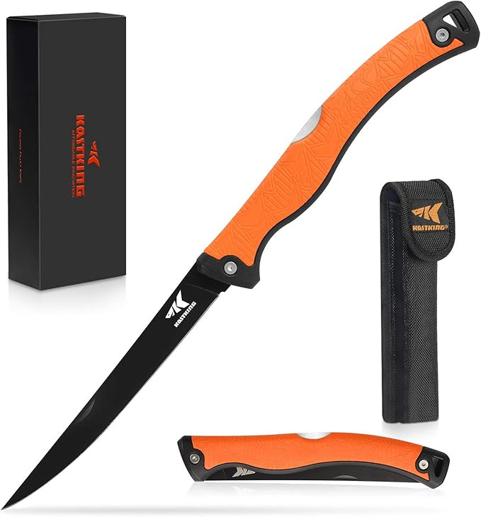 KastKing Folding Fillet/Fishing/Camping/Hunting Knife, Razor Sharp G4116 German Stainless-Steel B... | Amazon (US)