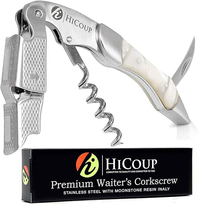 Hicoup Wine Opener - Professional Corkscrews for Wine Bottles w/ Foil Cutter and Cap Remover - Ma... | Amazon (US)