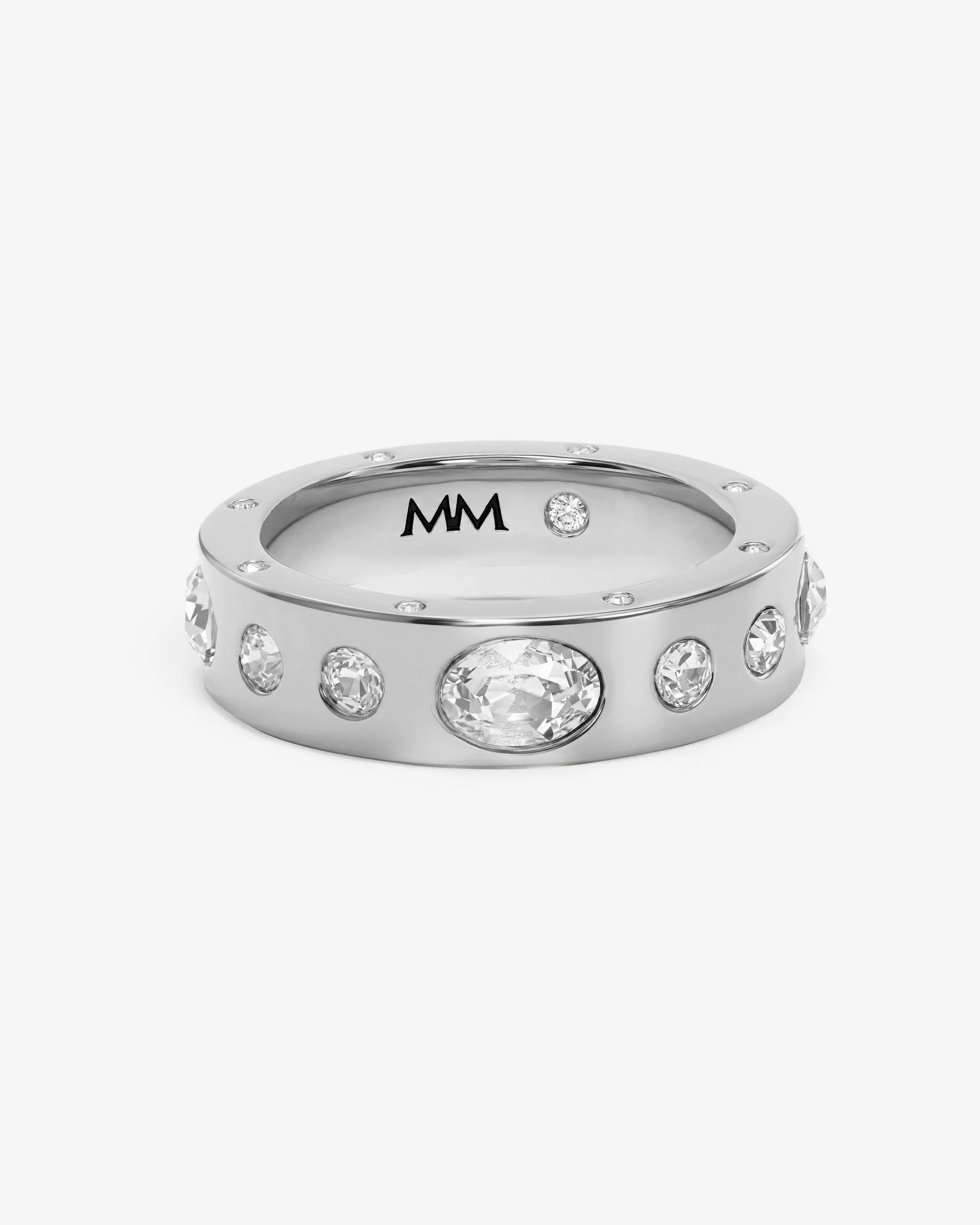 Ashley Sunset Ring | Elegant Silver Band | Melinda Maria Jewelry