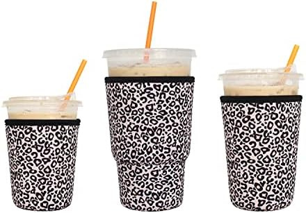 3 Pack Reusable Iced Coffee Sleeves - LOVAC Insulator Sleeve for Cold Beverages, Neoprene Cup Hol... | Amazon (US)