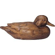 Hymmah Wooden Texture Duck Home Decor Statue Rustic Home Decorations for Living Room, Boho Sculpt... | Amazon (CA)