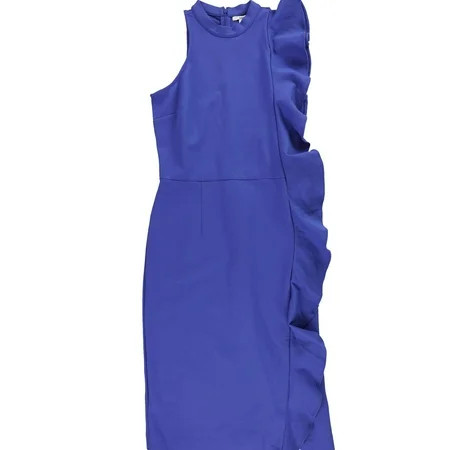 bar III Womens Ponte-Knit Sheath Dress Blue X-Large | Walmart (US)