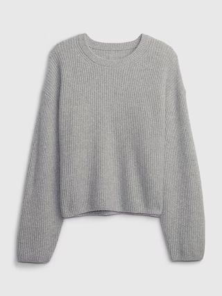 CashSoft Shaker-Stitch Relaxed Sweater | Gap (US)