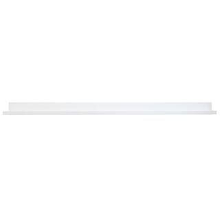 48 in. W x 4.5 in. D x 3.5 in. H White Extended Size Picture Ledge | The Home Depot