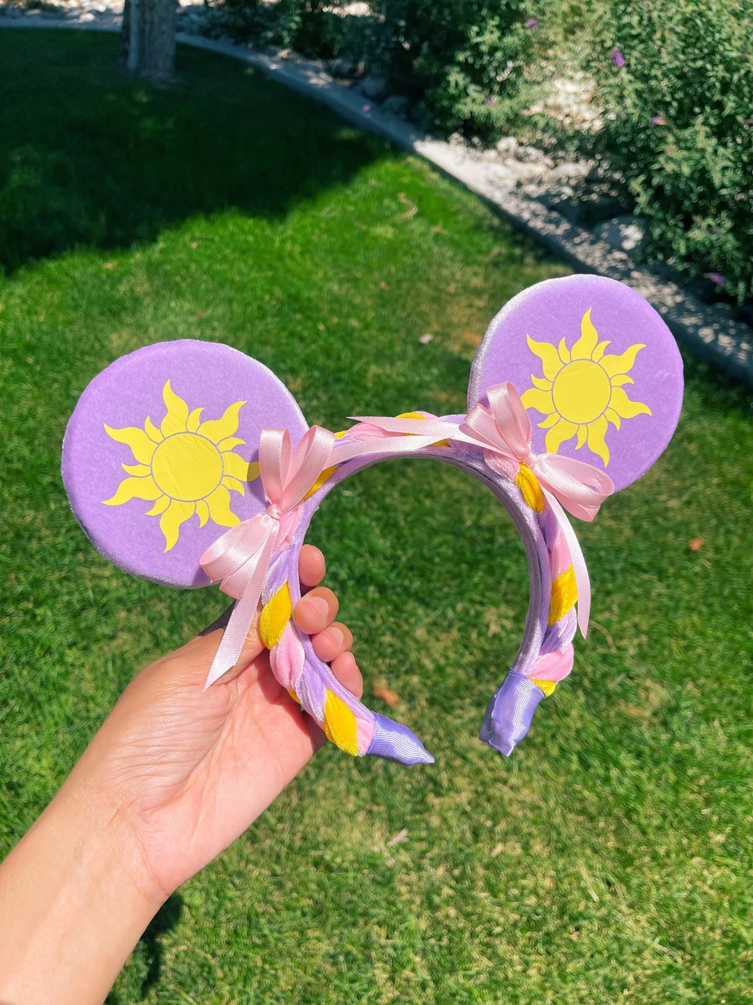 Rapunzel Coquette Minnie Ears, Rapunzel Disney Ears, Princess Rapunzel Minnie Ear, Tangled Minnie... | Etsy (US)
