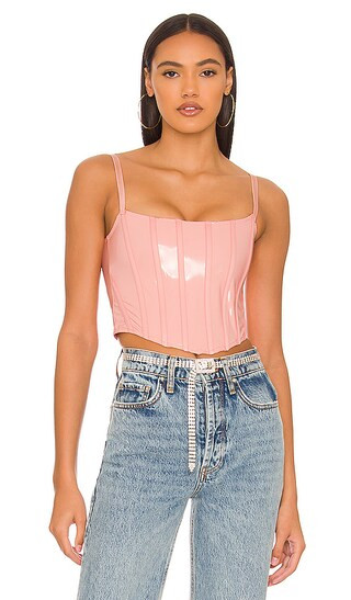 Cotton Candy Corset Top in Pink | Revolve Clothing (Global)