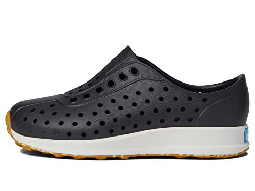 Native Shoes Unisex-Child Robbie Slip-On Sneaker, Jiffy Black/Shell White/Mash Speckle Rubber, 5 Toddler | Amazon (US)