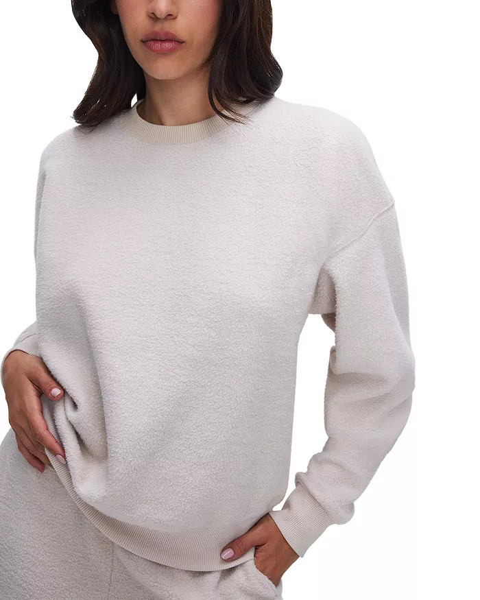 Sherpa Fleece Crewneck Sweatshirt | Bloomingdale's (US)