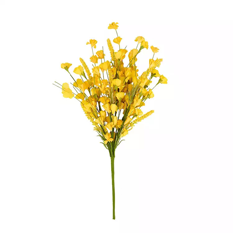 New! Yellow Paper Flower Stem | Kirklands
