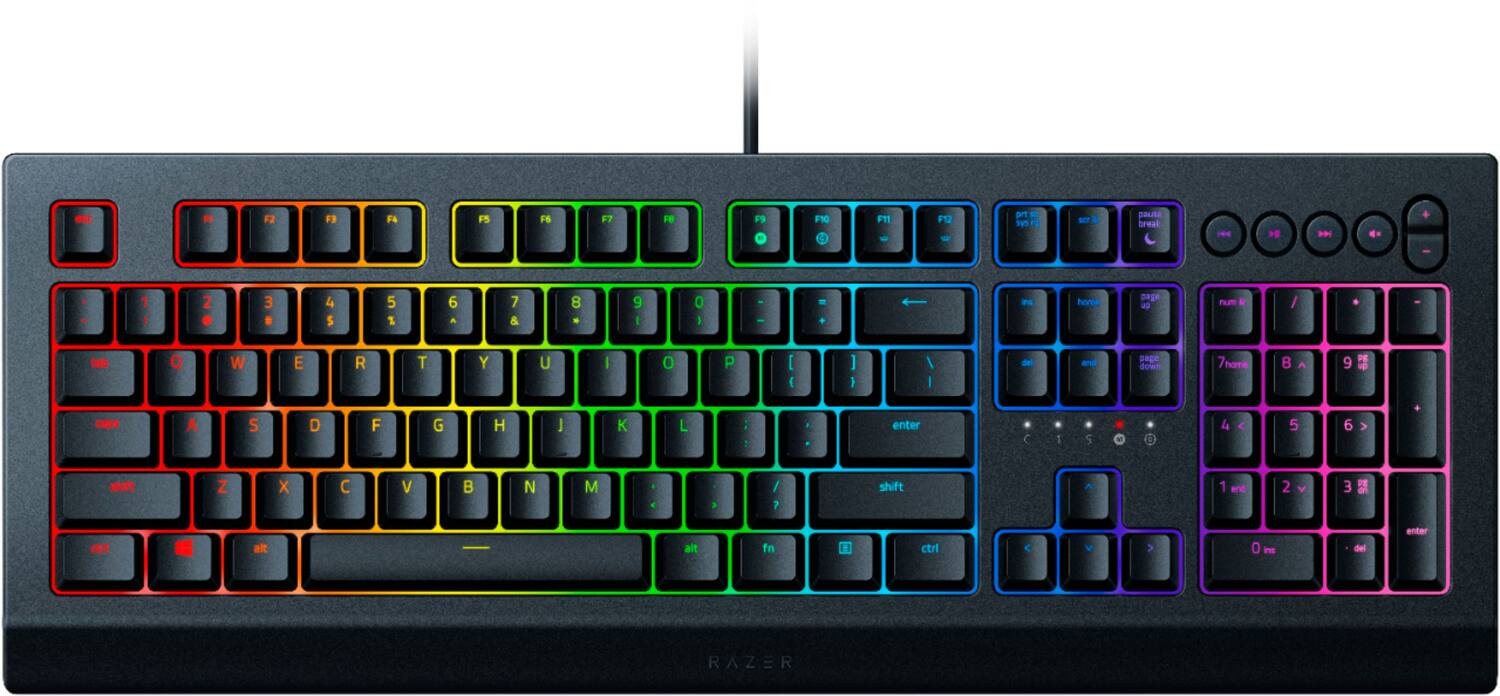 Razer Cynosa V2 Full Size Wired Membrane Gaming Keyboard with Chroma RGB Backlighting Black RZ03-... | Best Buy U.S.