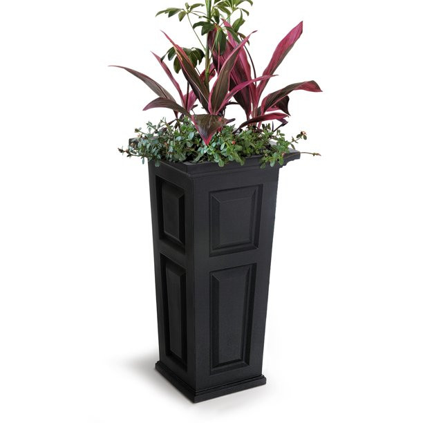 Mayne Nantucket Tall Planter - Black | Walmart (US)