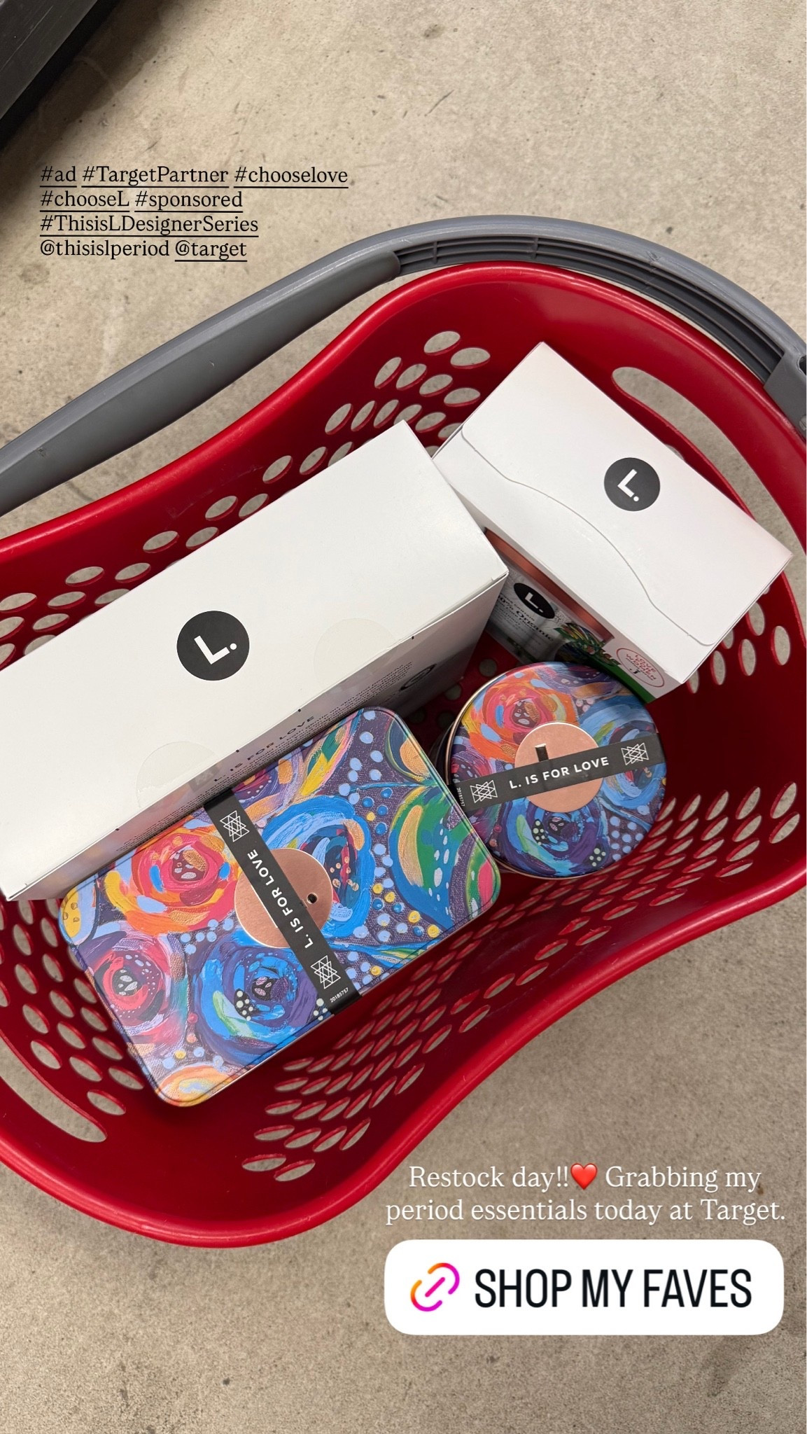 #ad Time for a restock at @Target and I am needing to grab my favorites from
@thisislperiod❤️I love using this brand because with my endometriosis, I am very
sensitive when it comes to period products. These are made with 100% cotton and have
no fragrances! #TargetPartner #chooselove #chooseL #sponsored
#ThisisLDesignerSeries https://rstyle.me/+fFNOq55Kg_SxNV3oT8lxuA