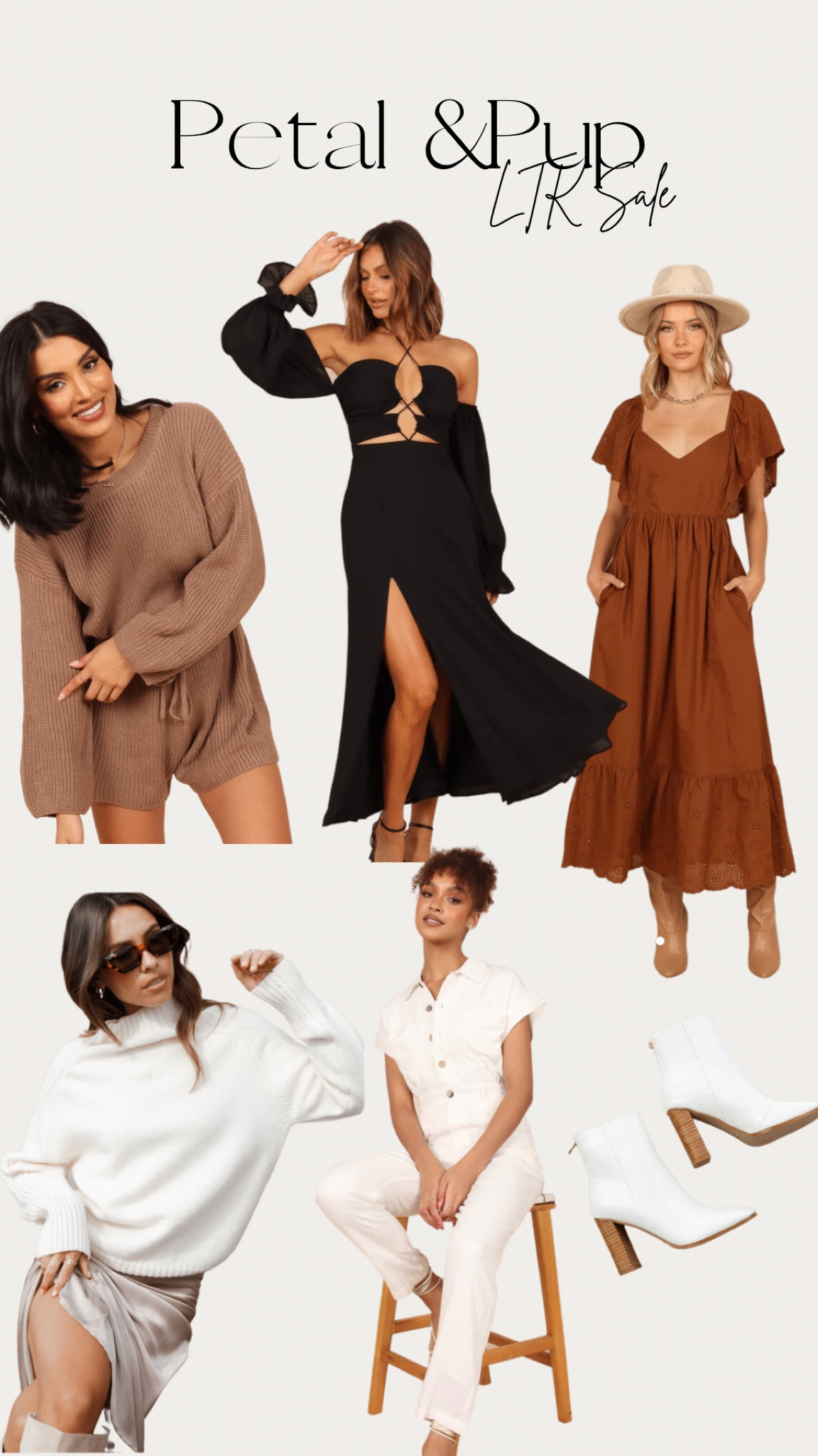 Cute new arrivals at #Petalandpup! Romper, maxi dress, midi dress, skirt and sweater & denim jumpsuit. Super cute for fall! All on sale until 9/30! 

#LTKSale #LTKstyletip #LTKsalealert