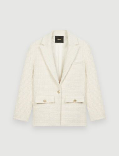 120VANDRA Tweed-style fitted jacket | Maje (US)