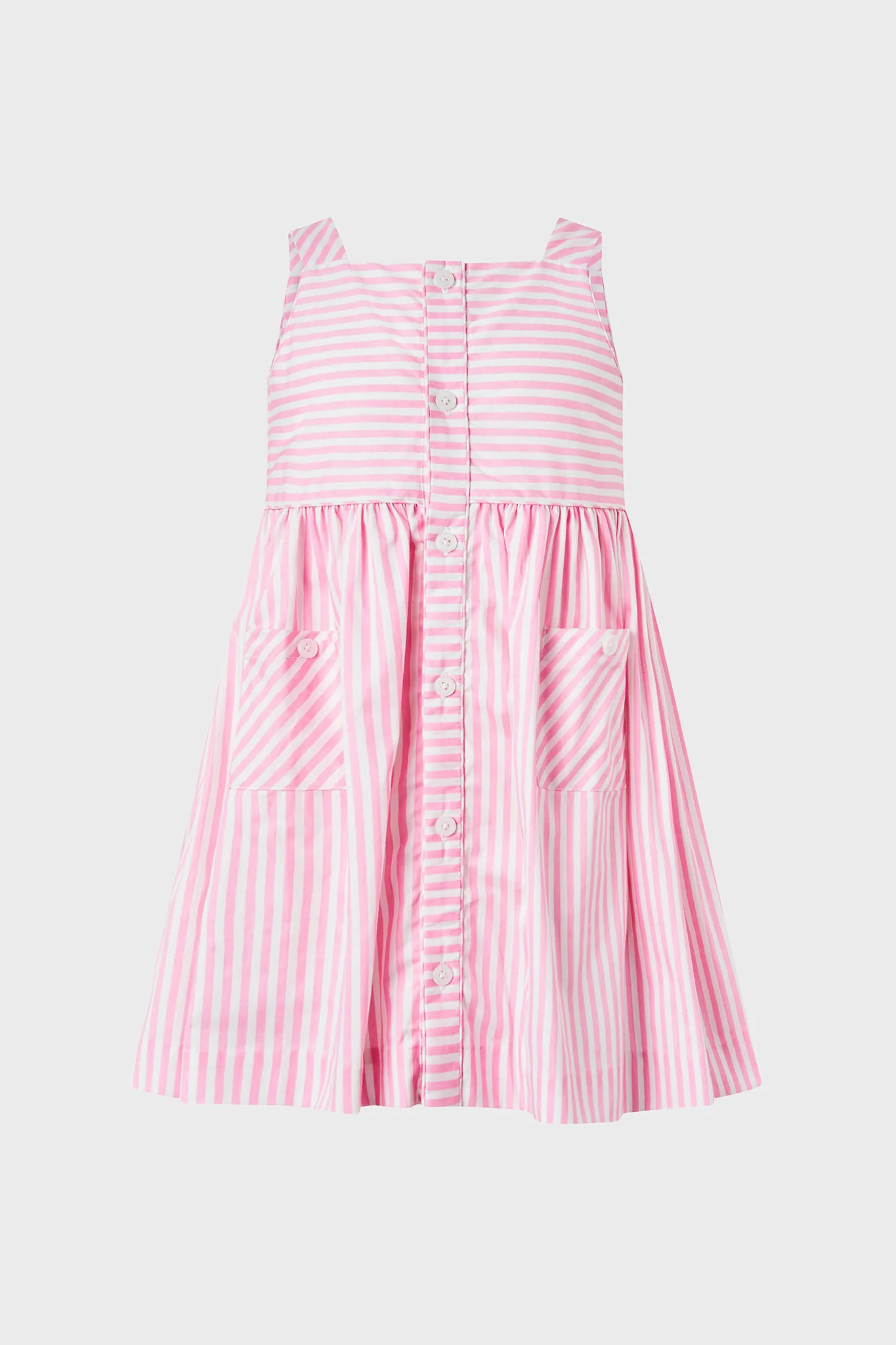 Striped Button-Front Sun Dress | Tuckernuck (US)